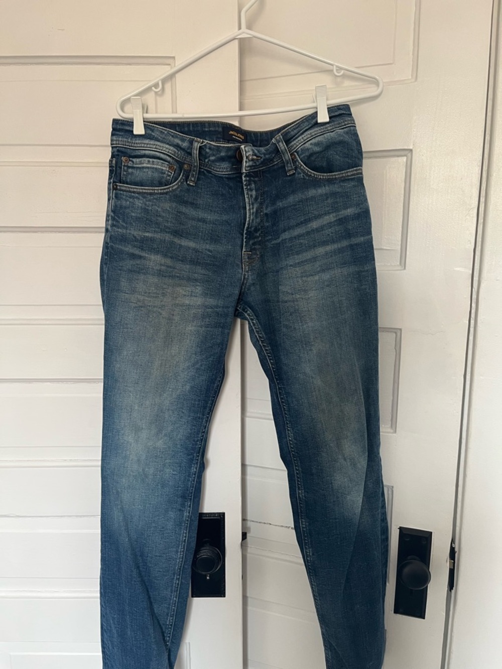 Jack and Jones Indigo Slim Straight Jeans